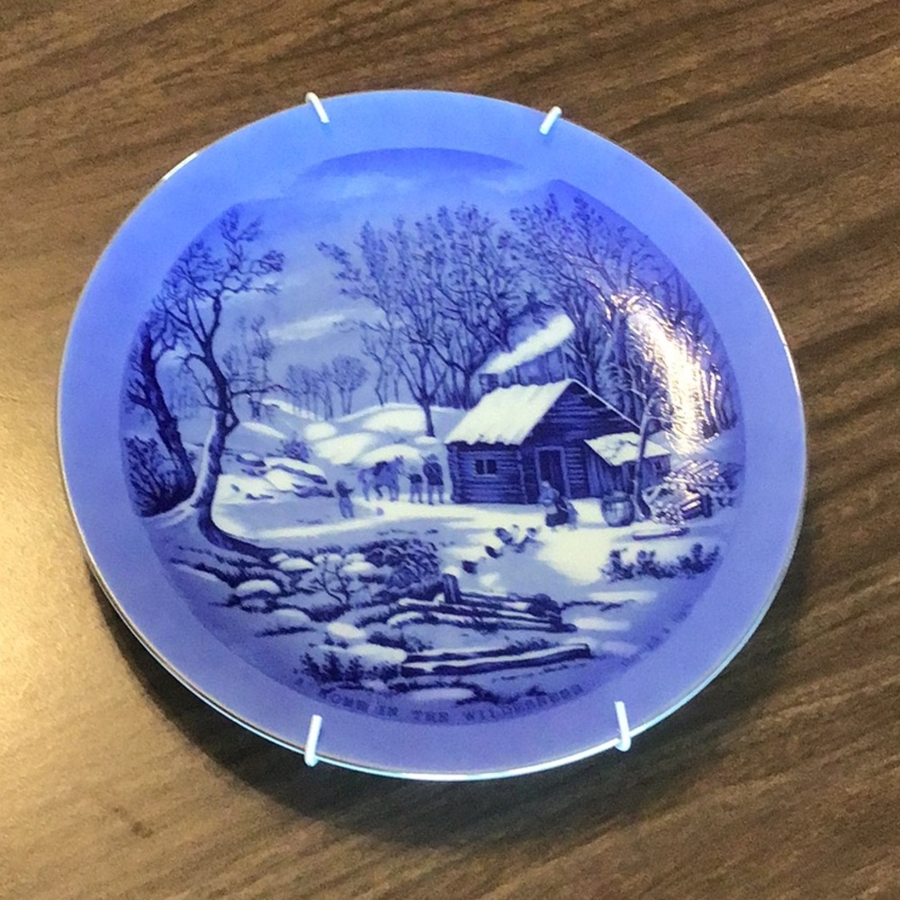 Blue decorative plate - Picture 2 of 6